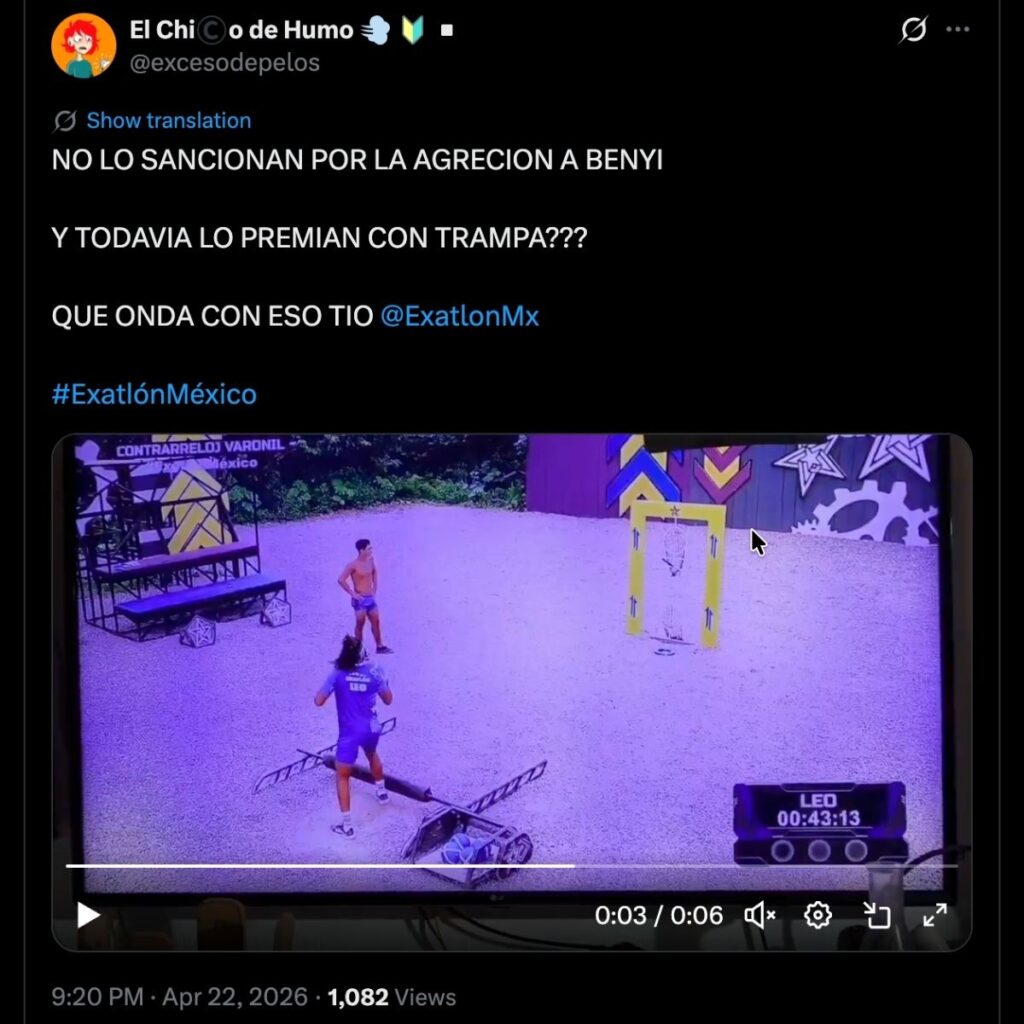 leo trampa en exatlon mexico