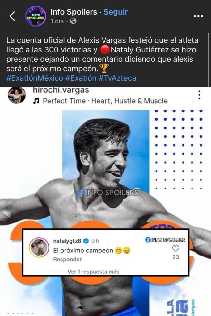 nataly dice que alexis sera campeon de exatlon 2026