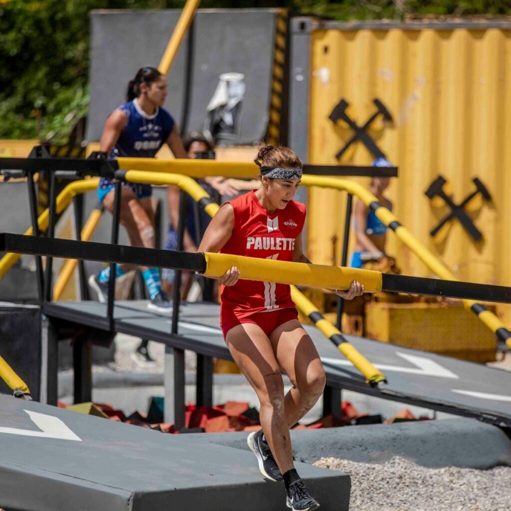 paulette gallardo pelea rojos exatlon