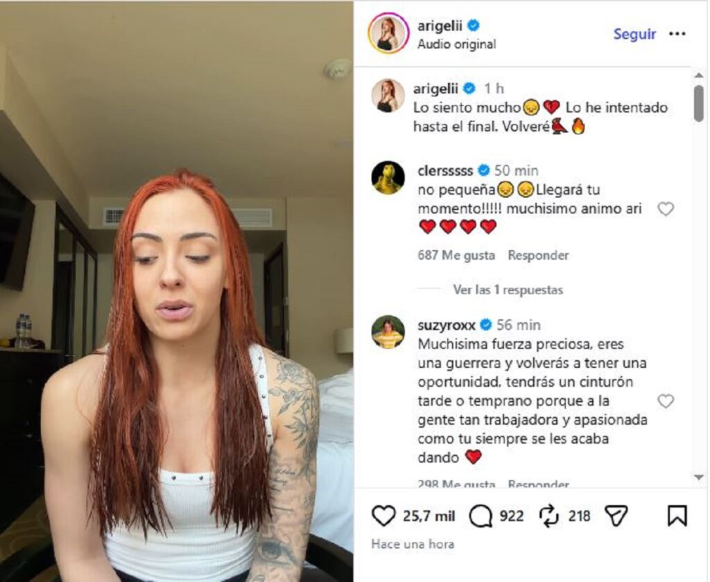 Ari Geli cancela pelea en Supernova Génesis