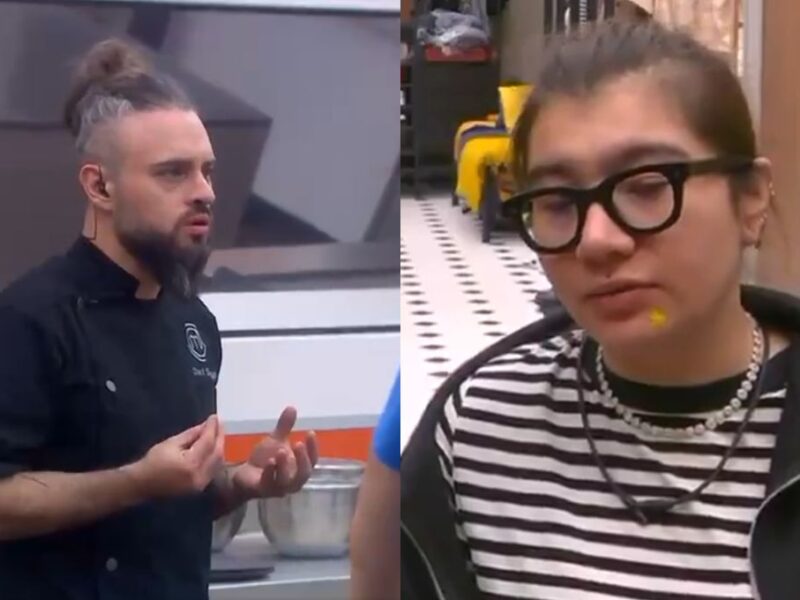 Chef Diego Niño saca a Carmen de su clase en MasterChef México 2026