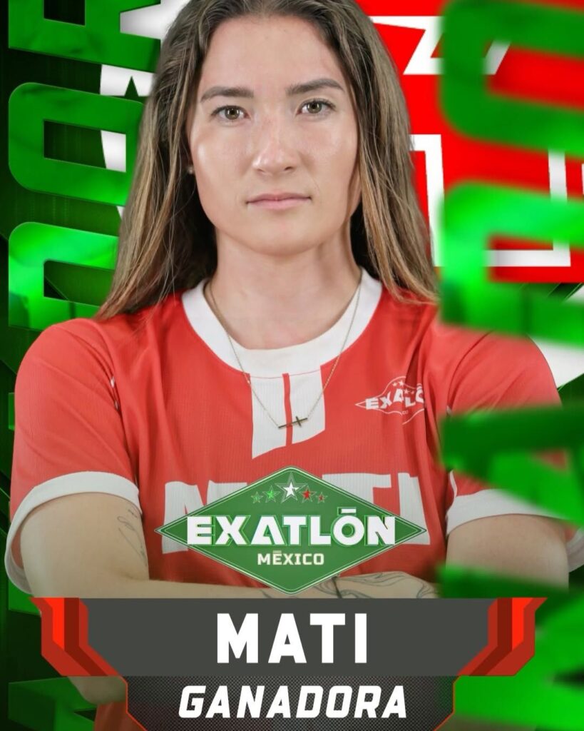 Por qué Mati Álvarez es la máxima campeona en la historia de Exatlón México