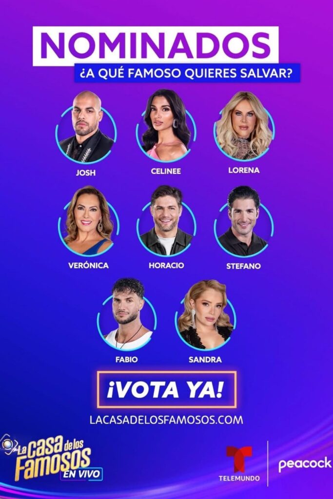 como van las votaciones de la casa de los famosos hoy 8 de mayo