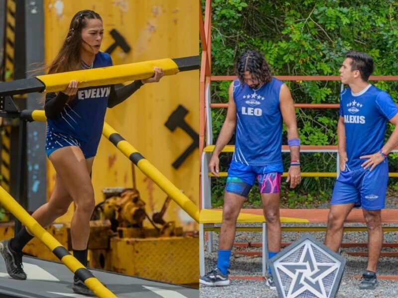 evelyn egoista con los azules de exatlon mexico