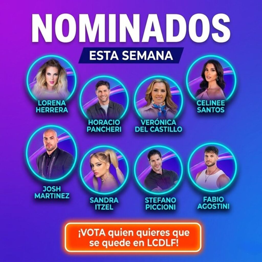 Así van las votaciones hoy 7 de mayo en La Casa de los Famosos
