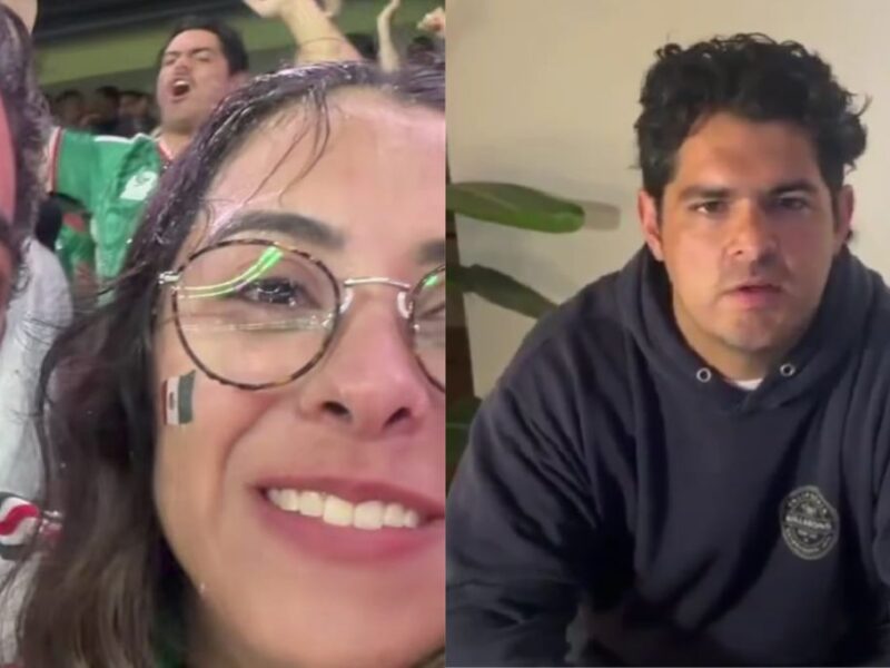 Alejandro Azcue se disculpa con Terefifas por arrojar vaso con cerveza en partido de México