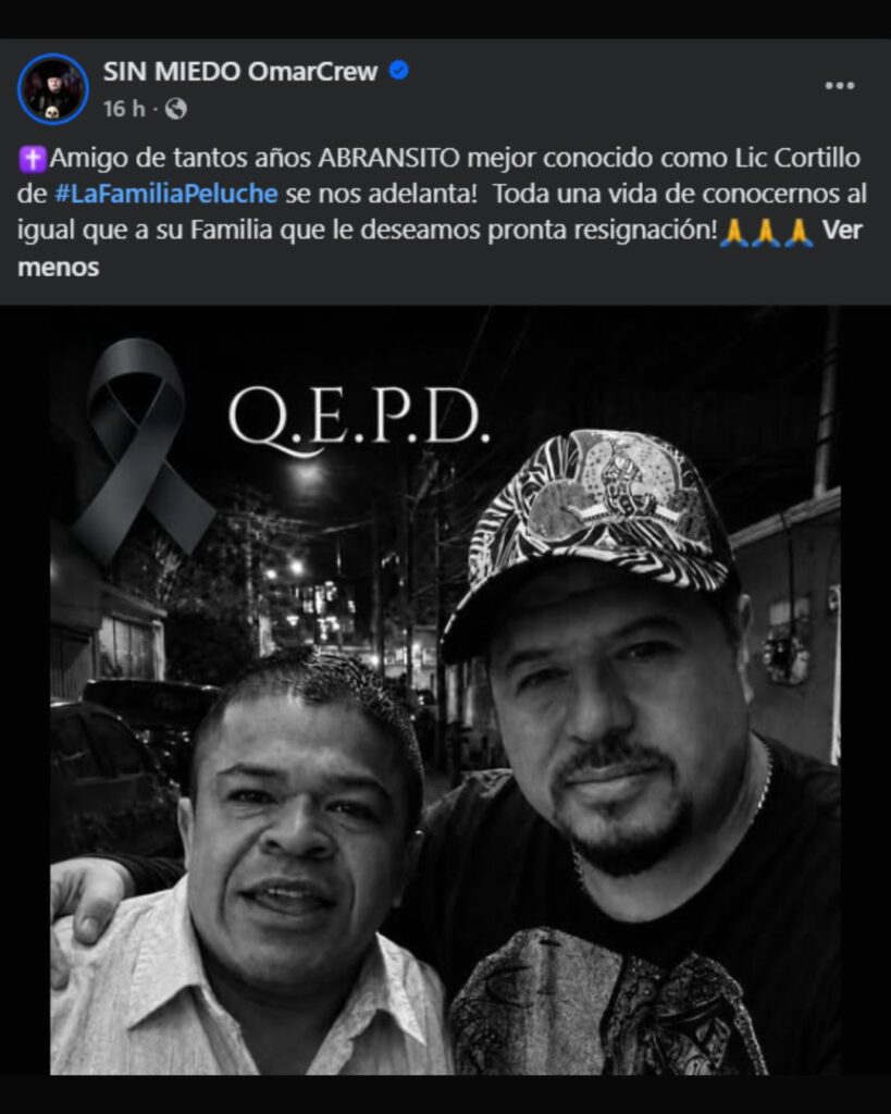 de qué murió Abraham Pérez el Licenciado Portillo de La Familia P. Luche