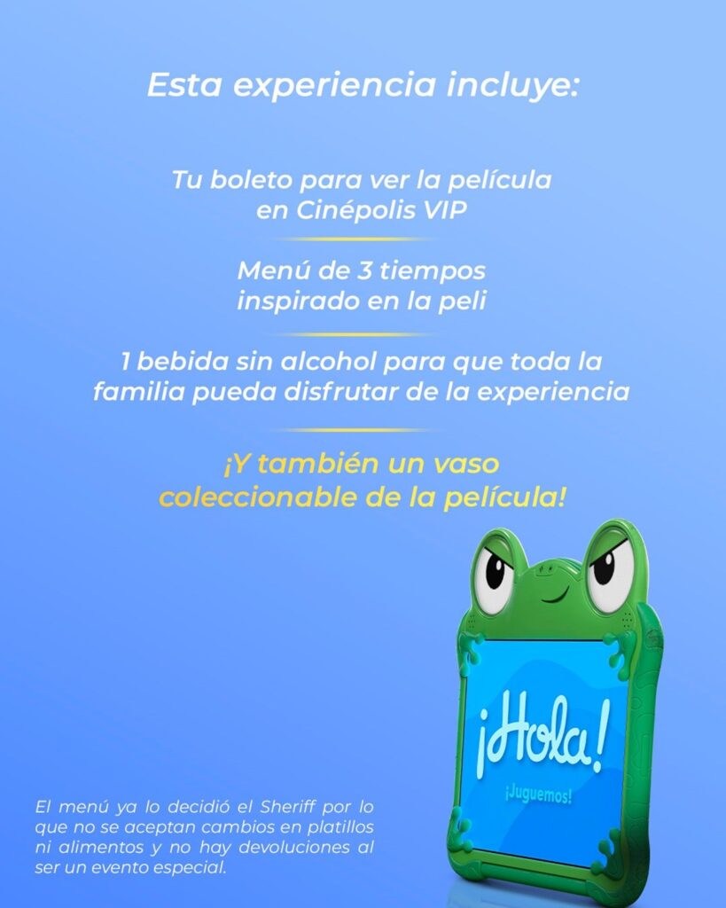 Qué incluye y cómo conseguir el menú temático de Toy Story 5 en Cinépolis