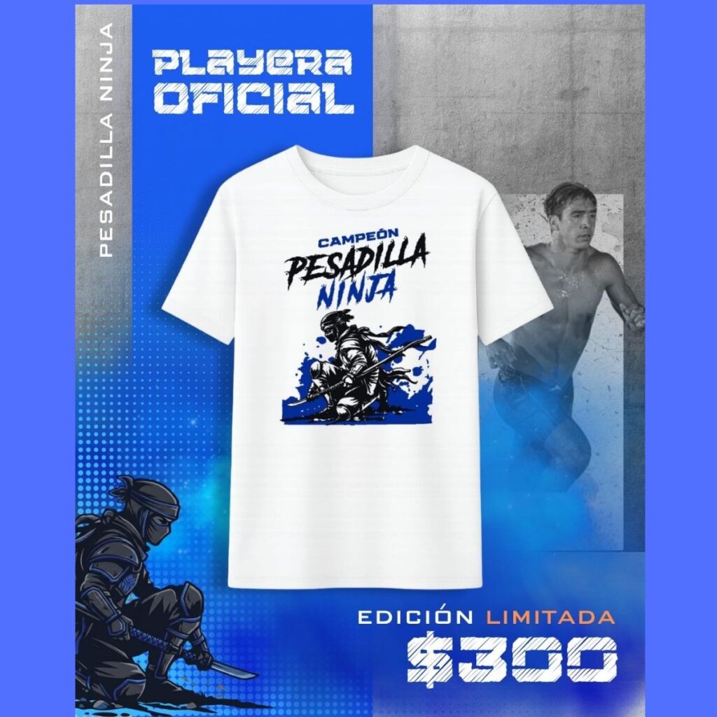 playeras alexis vargas campeon exatlon mexico