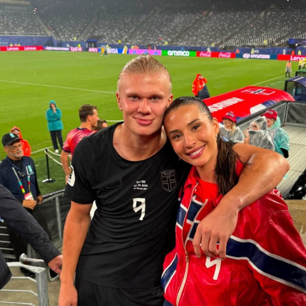 quien es la novia de erling haaland