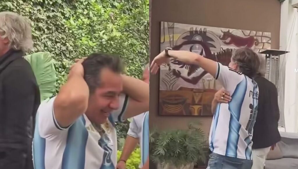 critican a yordi rosado y juan soler por celebrar la victoria de Argentina