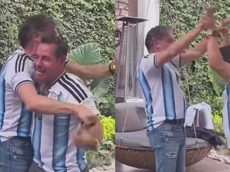 critican a yordi rosado y juan soler por celebrar la victoria de Argentina