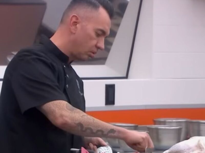 chef edgar regaña a cocineros de masterchef por recetas con alcohol