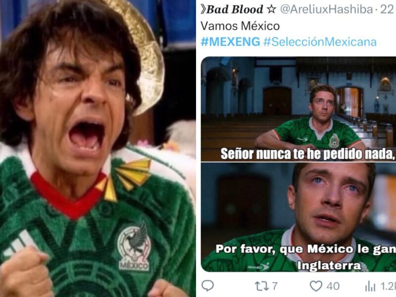 Memes divertidos del partido de México contra Inglaterra