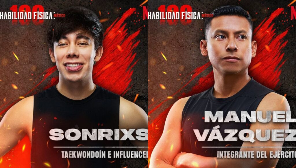 lista completa de todos los participantes de Habilidad Física 100: México de Netflix