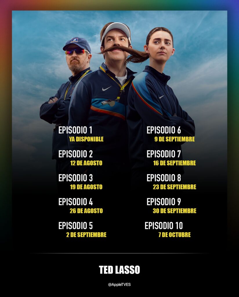 Calendario de estreno completo de Ted Lasso temporada 4