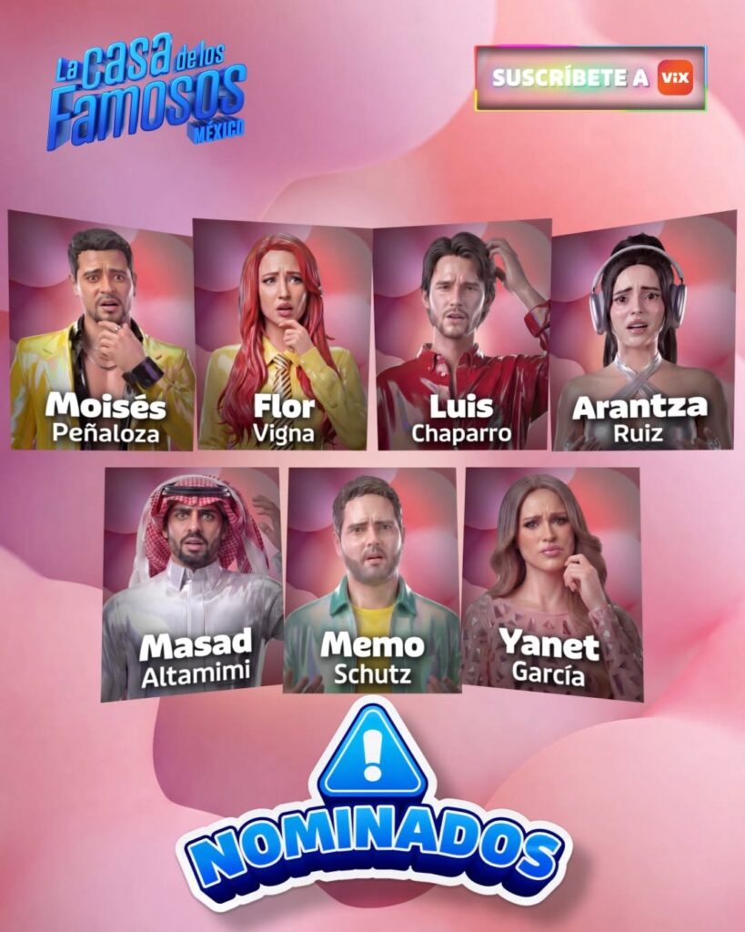 La Casa de los Famosos 2026 votaciones HOY jueves 13 de agosto