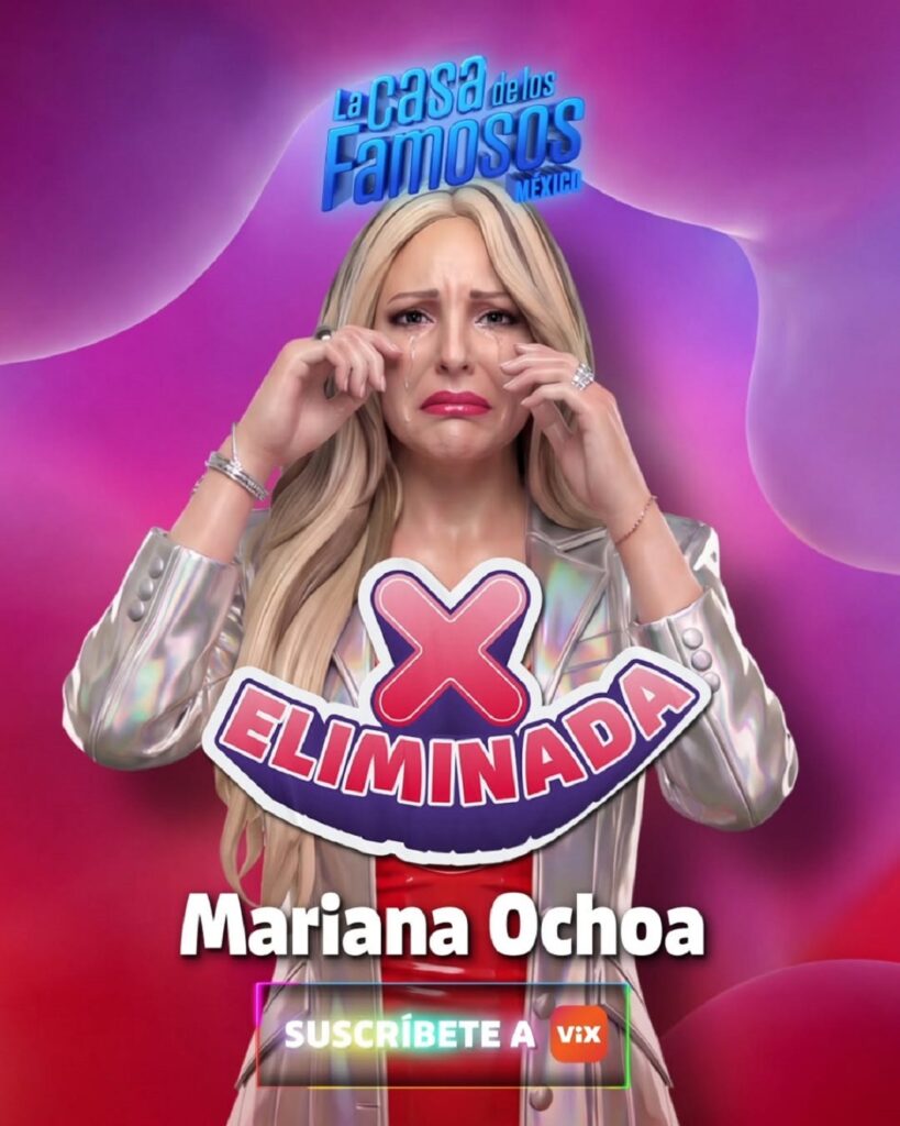 La razón por la que Mariana Ochoa fue eliminada