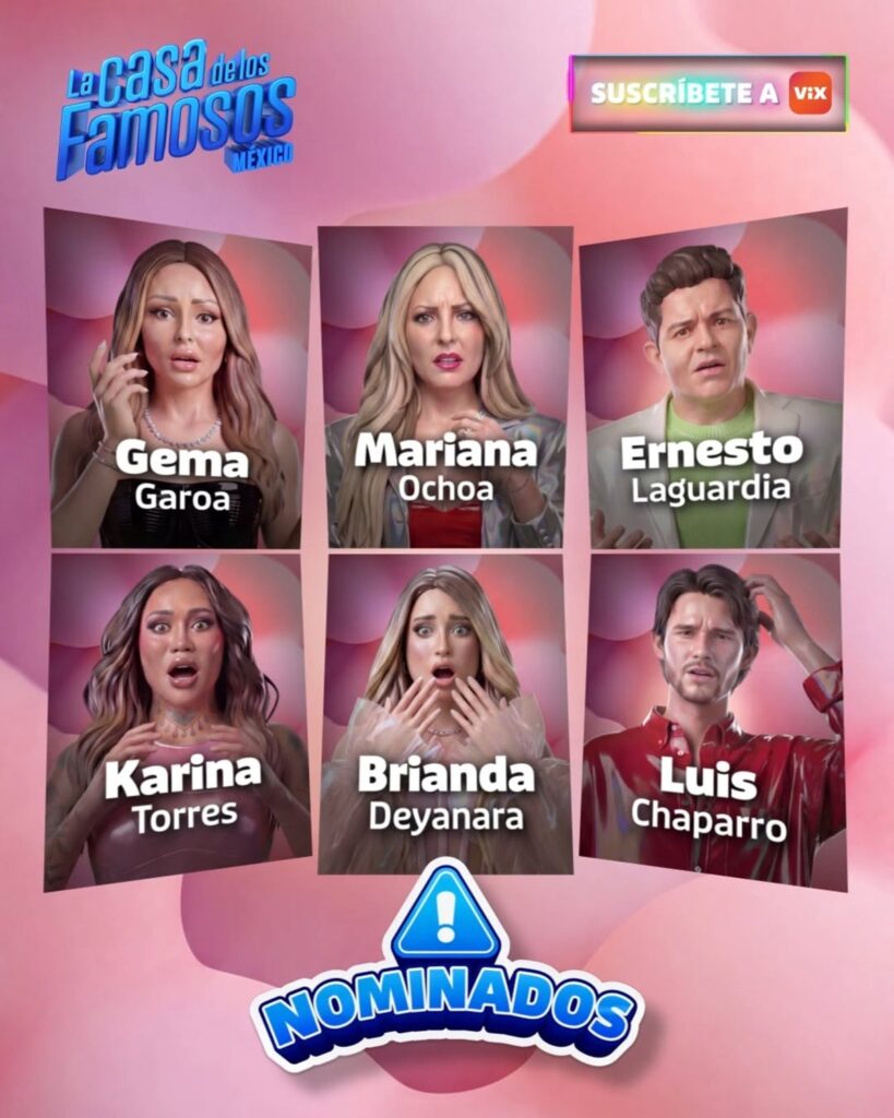 Así van las votaciones en ‘La Casa de los Famosos México’ hoy